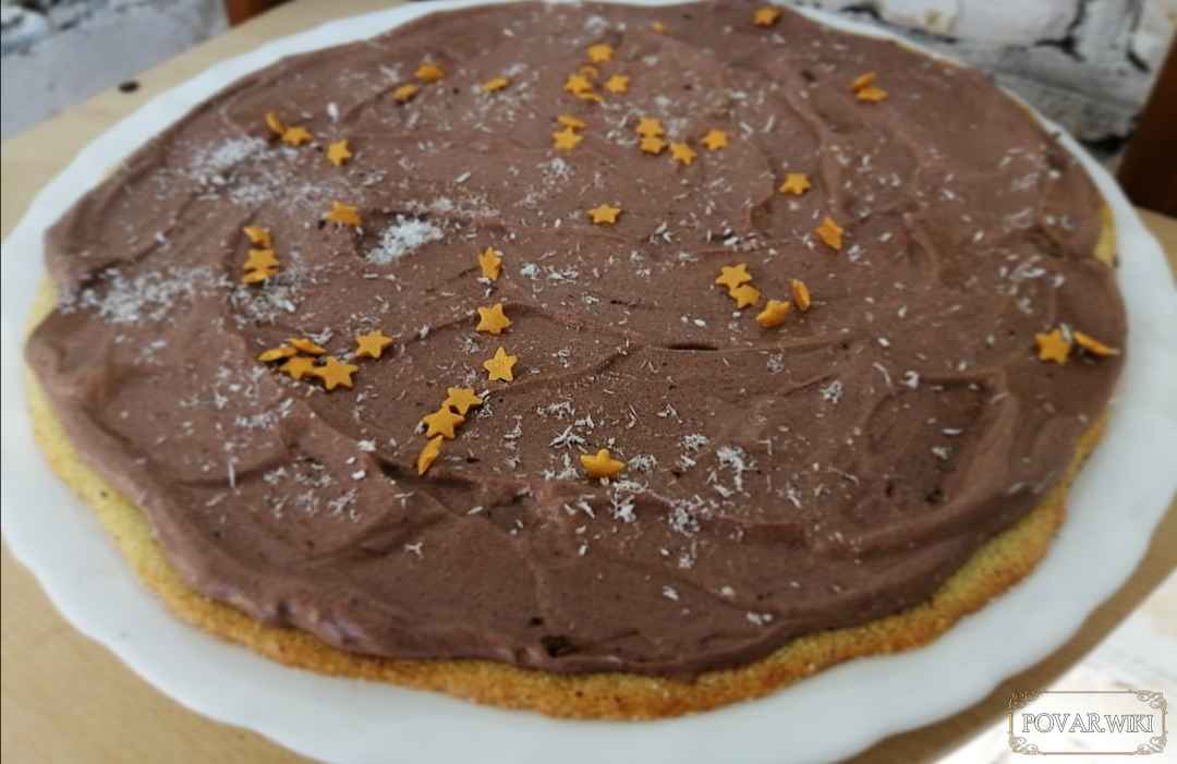 Рецепт домашнего манного пирога с ванилином и какао