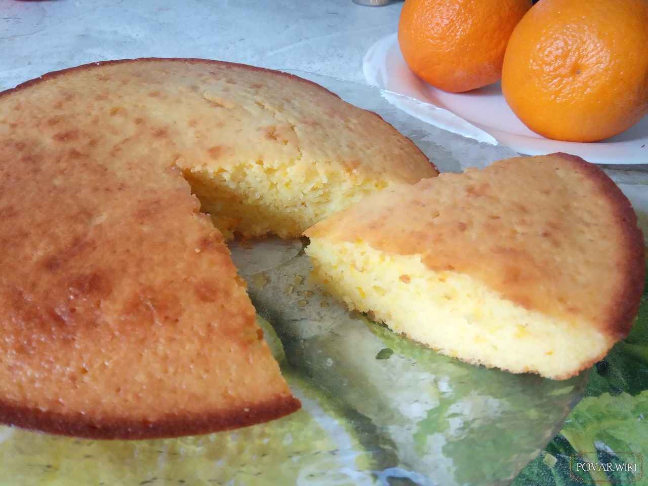 Рецепт простого, но очень вкусного апельсинового кекса